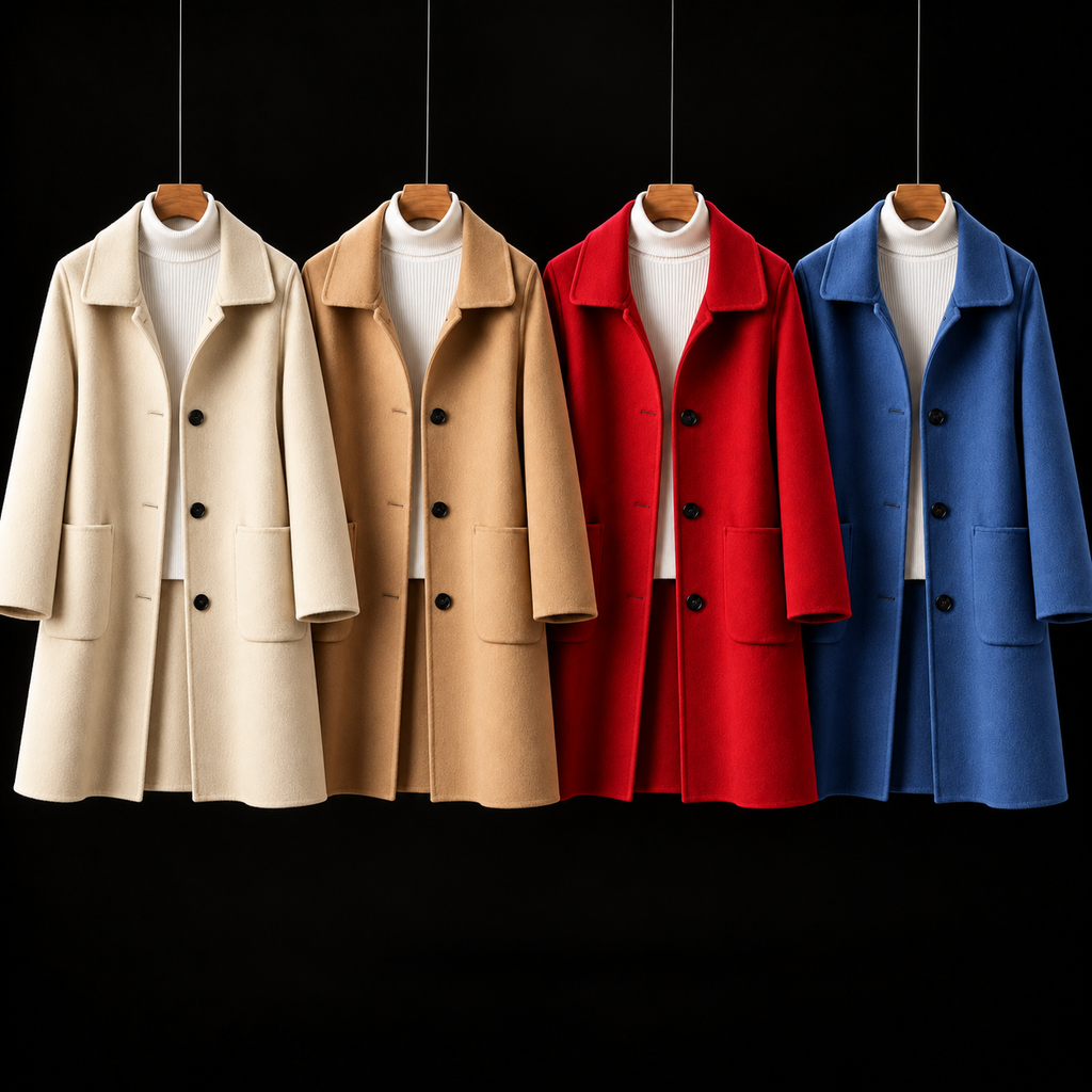 Cappotto Lungo Monopetto Sartoriale da Donna