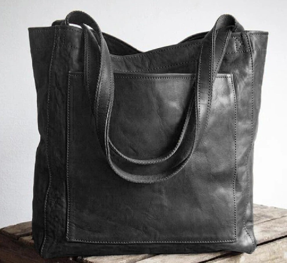 Borsa Tote Donna Capiente da Tutti i Giorni - Nero