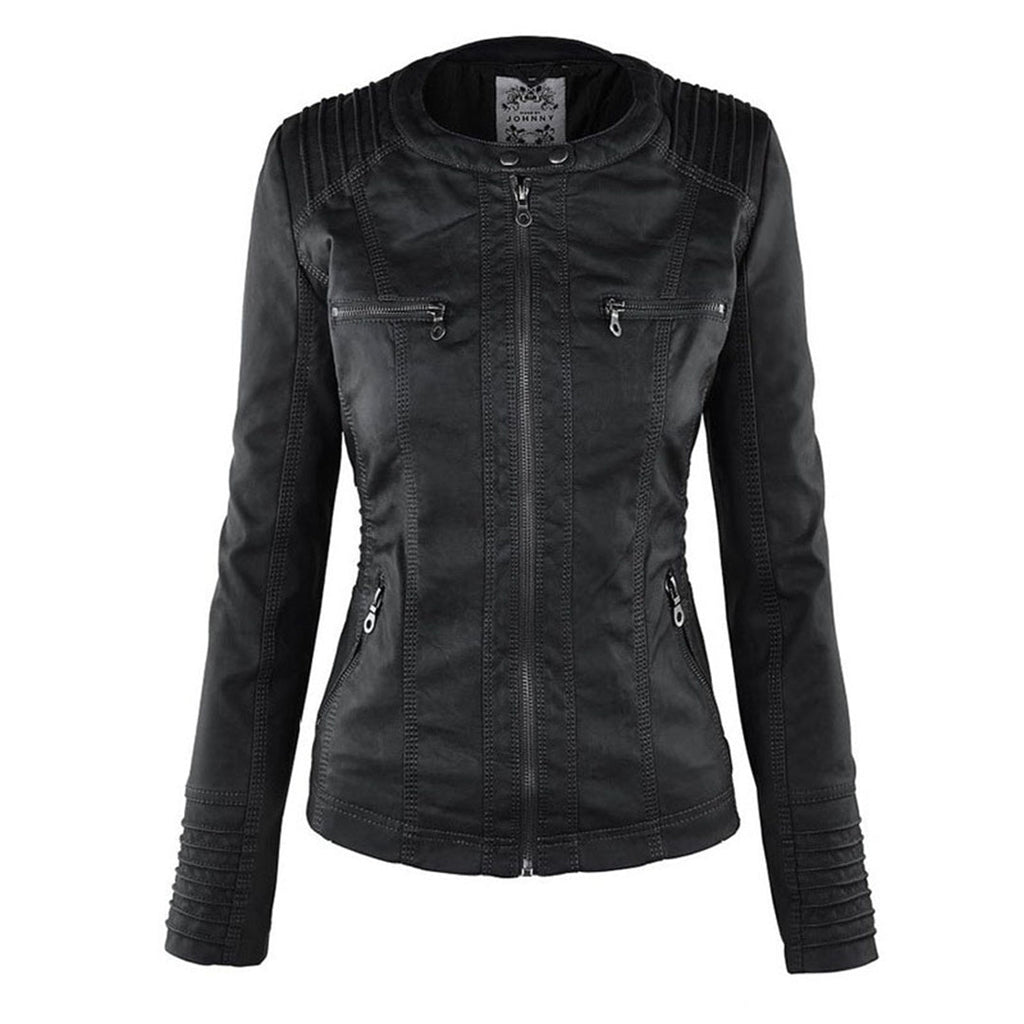 Giacca Biker da Donna con Cappuccio