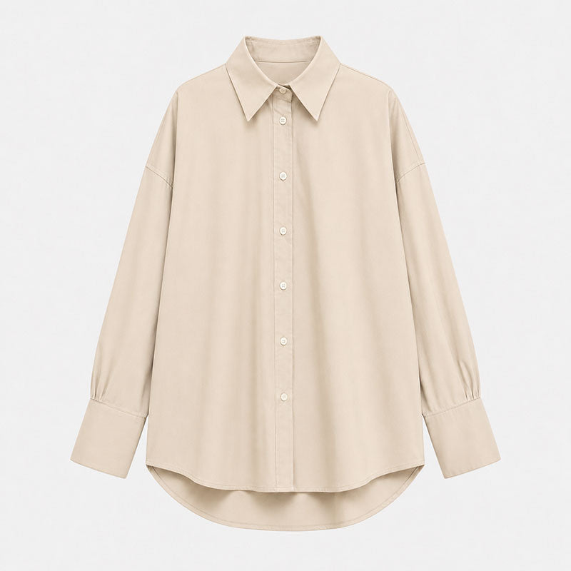 Camicia Oversize con Polsino Ampio