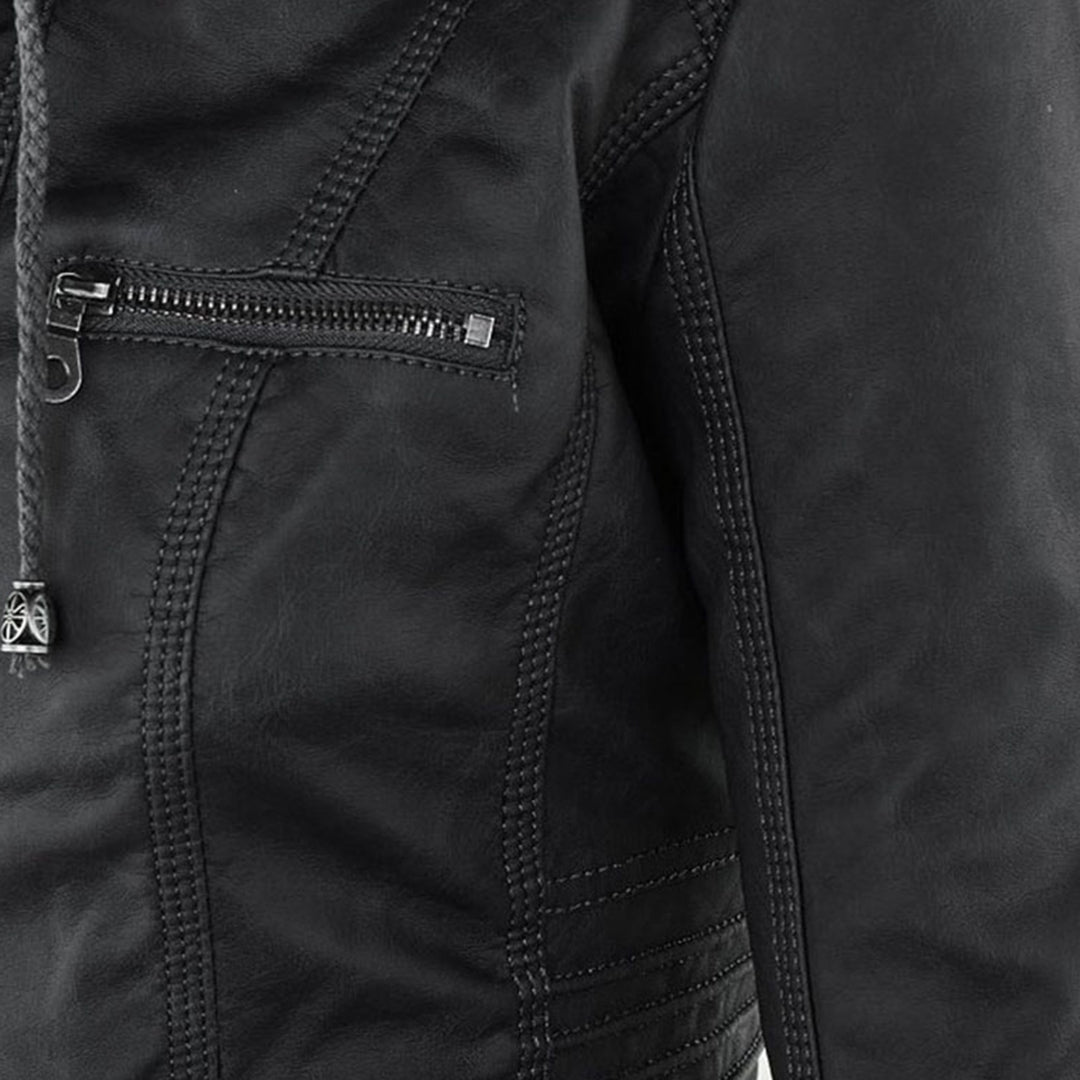 Giacca Biker da Donna con Cappuccio