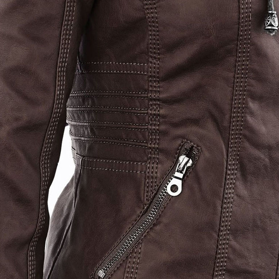 Giacca Biker da Donna con Cappuccio