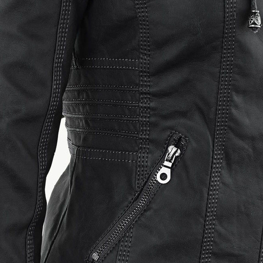 Giacca Biker da Donna con Cappuccio
