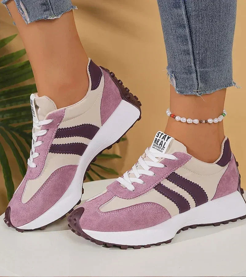 Sneakers con Plateau Ammortizzato da Donna