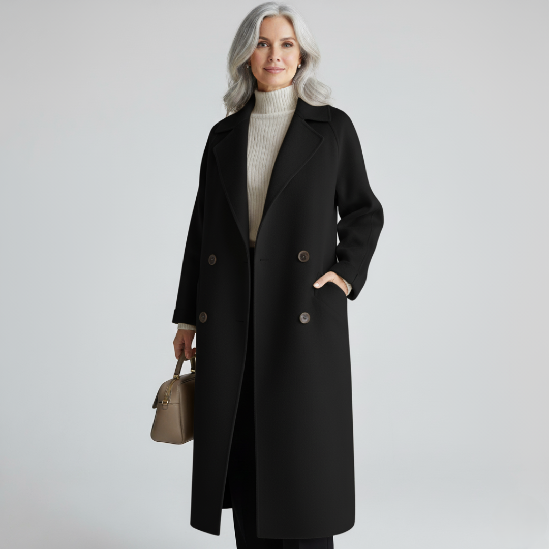 Cappotto Elegante Classico da Donna - Nero