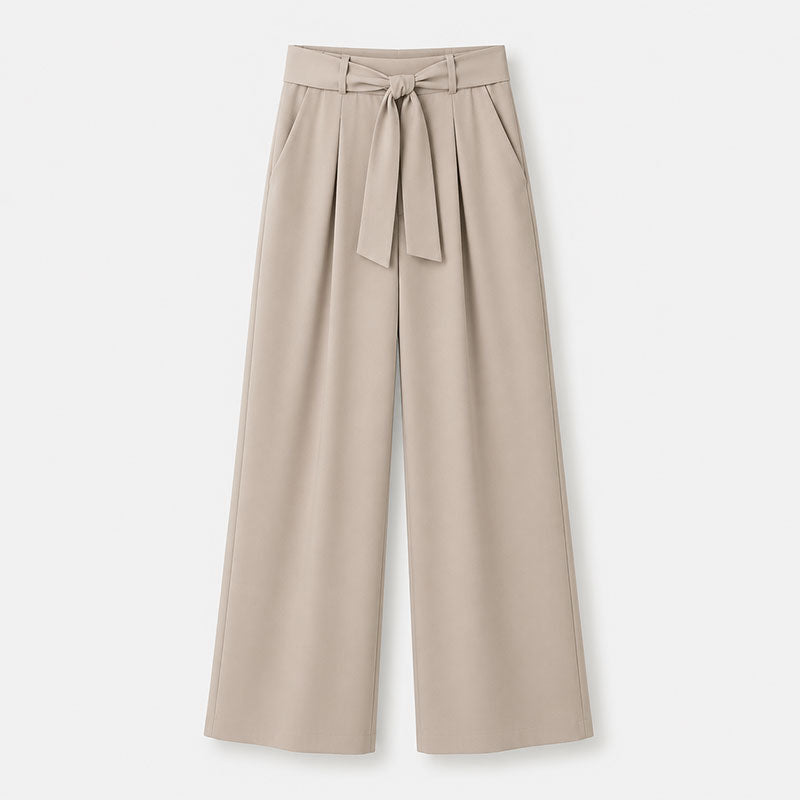 Pantaloni Ampi con Cintura Coordinata