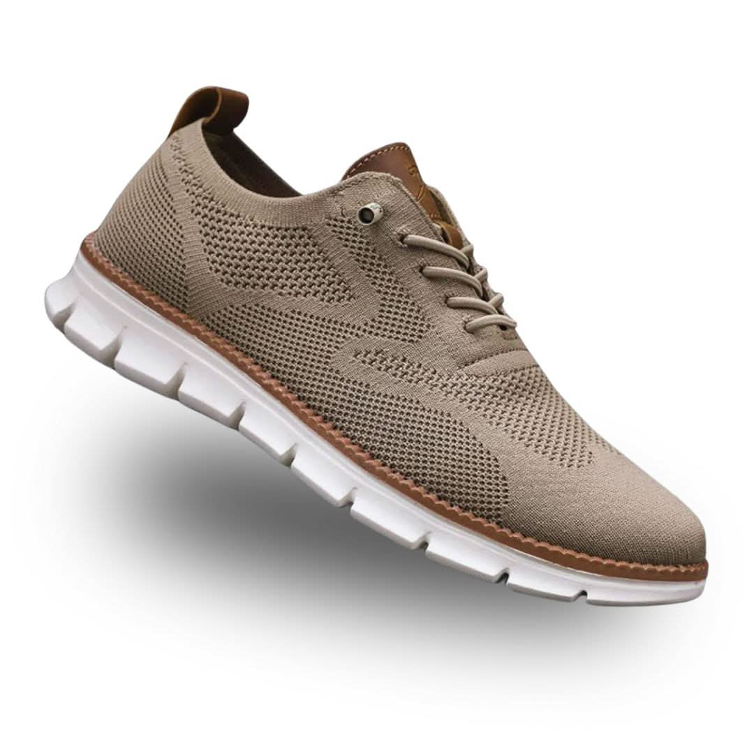 Sneaker Ortopediche da Donna con Pianta Larga - Marrone