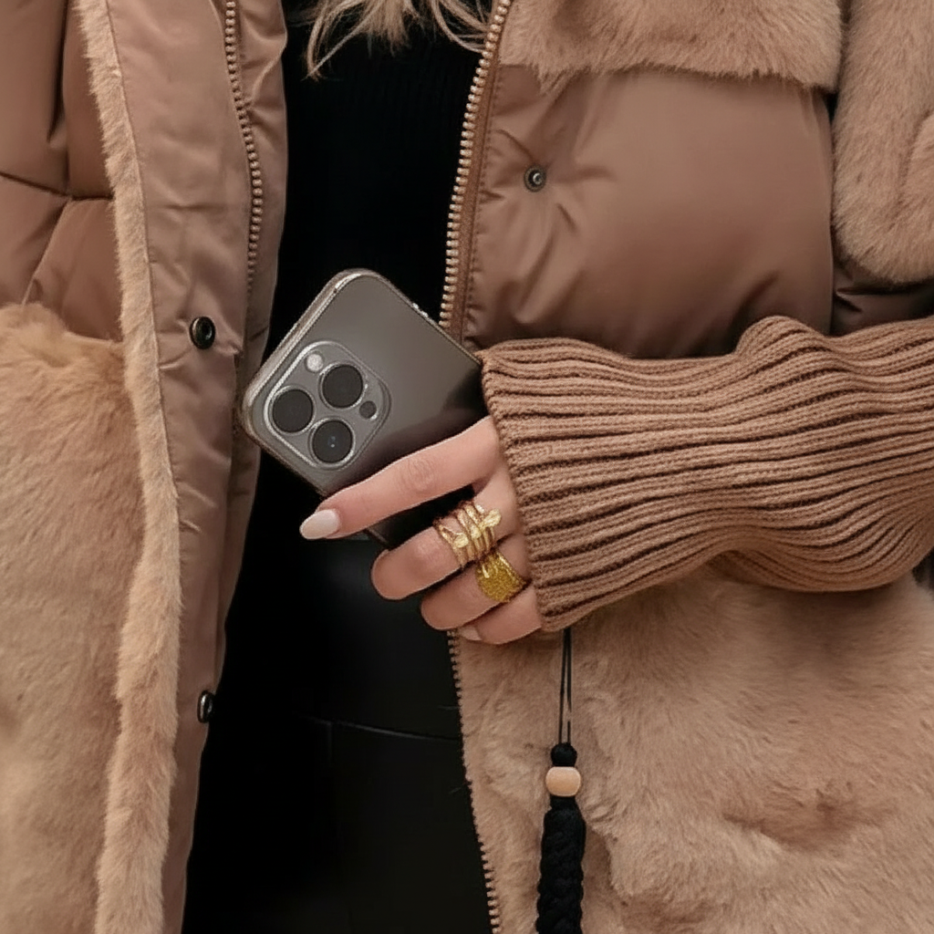 Cappotto Invernale Caldo da Donna con Vestibilità Morbida