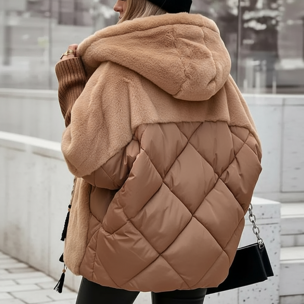 Cappotto Invernale Caldo da Donna con Vestibilità Morbida