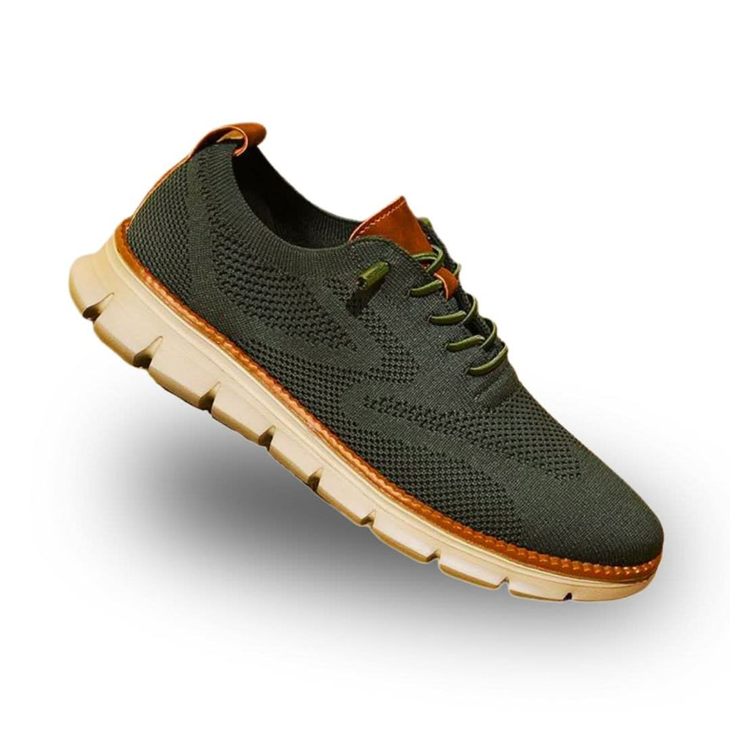 Sneaker Ortopediche da Donna con Pianta Larga - Verde Oliva